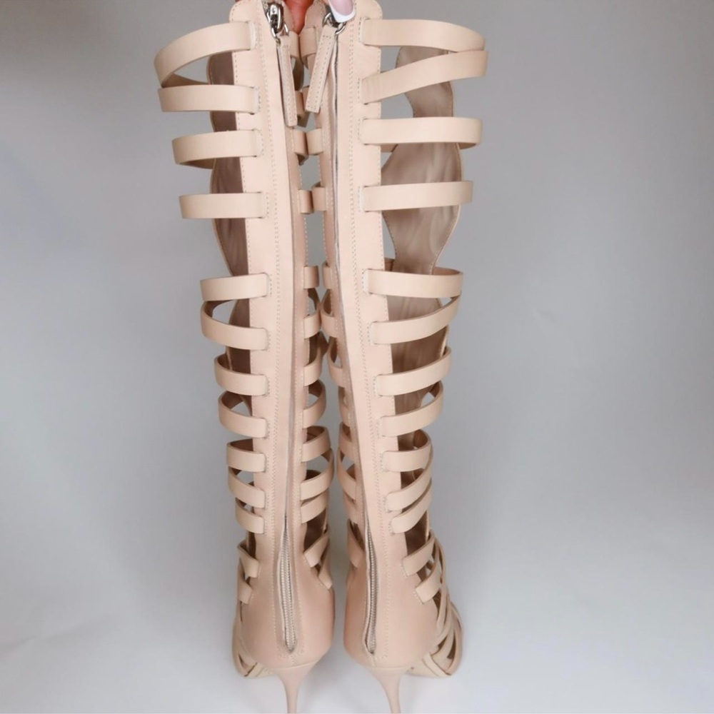 Giuseppe Zanotti Tan Strappy Stiletto Heels - Picture 4 of 6